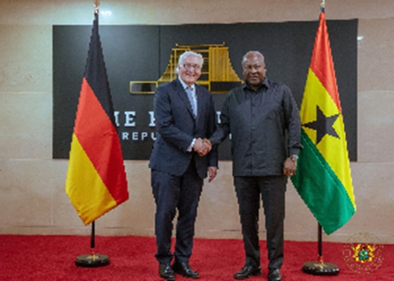 Presidente alemão visita Ghana