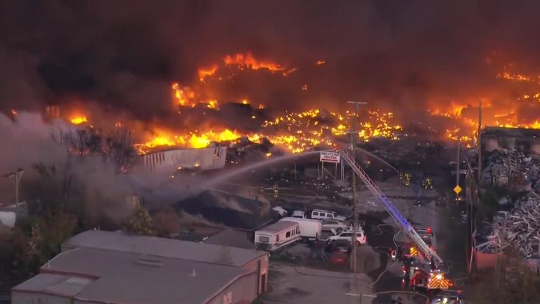 Queda de avião nos Estados Unidos 