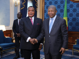 Presidente da Rep&uacute;blica, Jo&atilde;o Louren&ccedil;o, felicita seu hom&oacute;logo do Congo, Dennis Sassou Nguesso, pela sua reelei&ccedil;&atilde;o - Edi&ccedil;&otilde;es Novembro