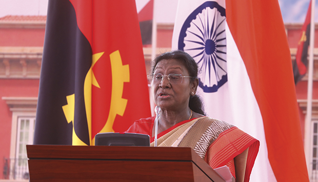 Chefe de Estado da &Iacute;ndia, Droupadi Murmu