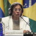 Ministra das Rela&ccedil;&otilde;es Exteriores da Col&ocirc;mbia, Rosa Yolanda Villavicencio