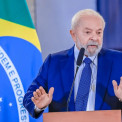 Presidente reeleito da Rep&uacute;blica Federativa do Brasil, Lula da Silva