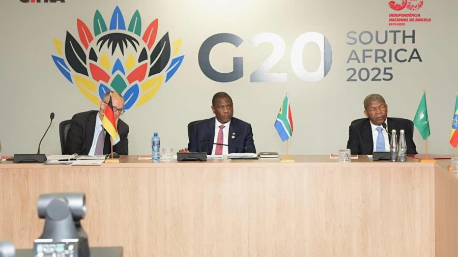Presidente da Rep&uacute;blica, Jo&atilde;o Louren&ccedil;o, na Cimeira do G20, na &Aacute;frica do Sul
