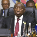 Presidente da África do Sul, Cyril Ramaphosa 