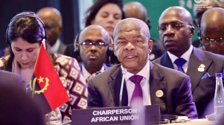 Presidente da Republica, João Lourenço, discursa na abertura da Cimeira UA-UE