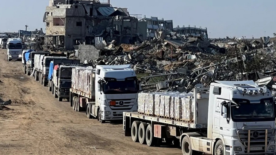 Egipto intensifica ajuda a Gaza com 82º comboio humanitário