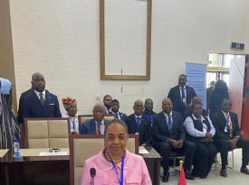 Secretária de Estado para as Relações Exteriores, Esmeralda Mendonça, na reunião do Comité da ONU, na Guiné Equatorial - MIREX