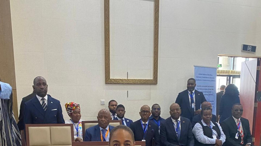 Secretária de Estado para as Relações Exteriores, Esmeralda Mendonça, na reunião do Comité da ONU, na Guiné Equatorial