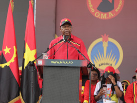 Presidente do MPLA, Jo&atilde;o Louren&ccedil;o  - Edi&ccedil;&otilde;es Novembro 