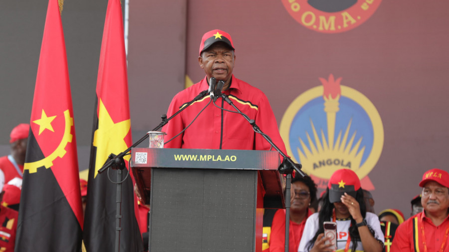 Presidente do MPLA, Jo&atilde;o Louren&ccedil;o 