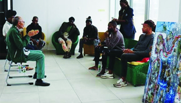 Participantes na Resid&ecirc;ncia art&iacute;stica 