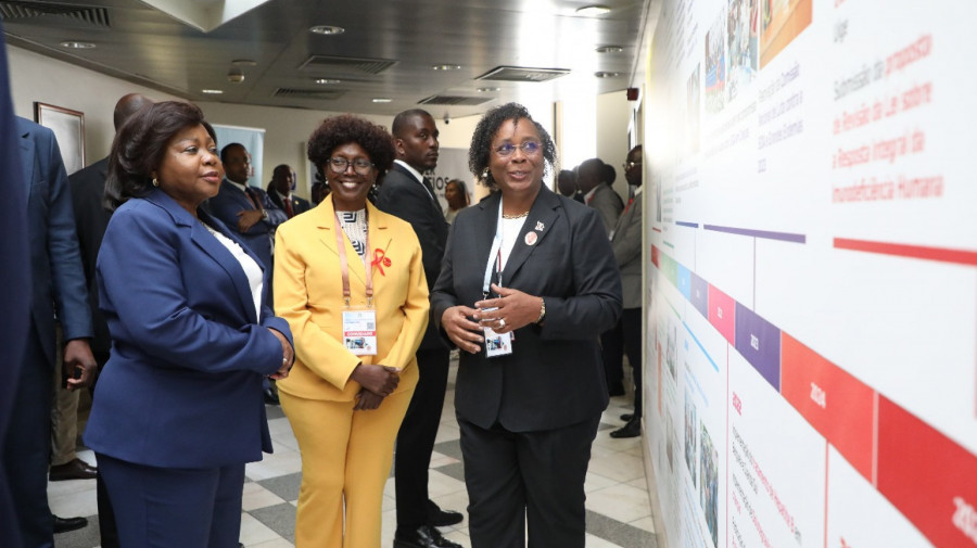 Vice-Presidente da Rep&uacute;blica visita Instituto Nacional de Luta contra SIDA