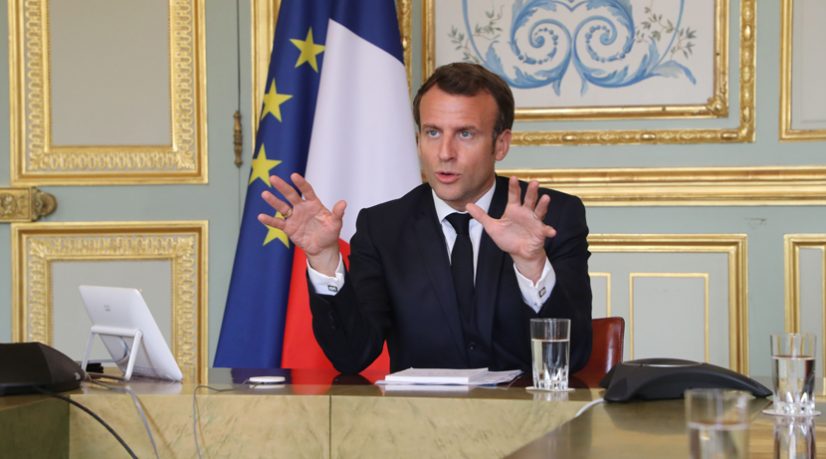 Macron apela a reequil&iacute;brio nas rela&ccedil;&otilde;es econ&oacute;micas com a China