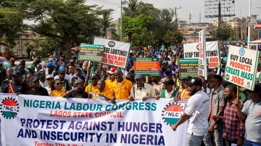 Sindicato dos trabalhadores nigerianos protesta contra inseguran&ccedil;a em Lagos