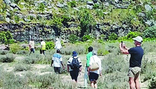 Turistas na Hu&iacute;la