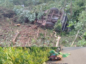 Acidente no Zaire - RNA/Facebook