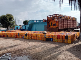 Contrabando de combust&iacute;vel  - Cedida