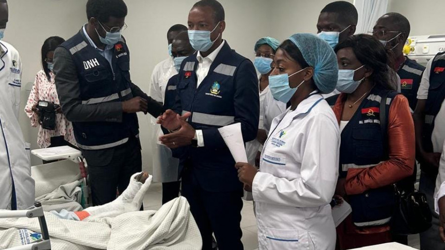 Visita do secret&aacute;rio de Estado para &Aacute;rea Hospitalar