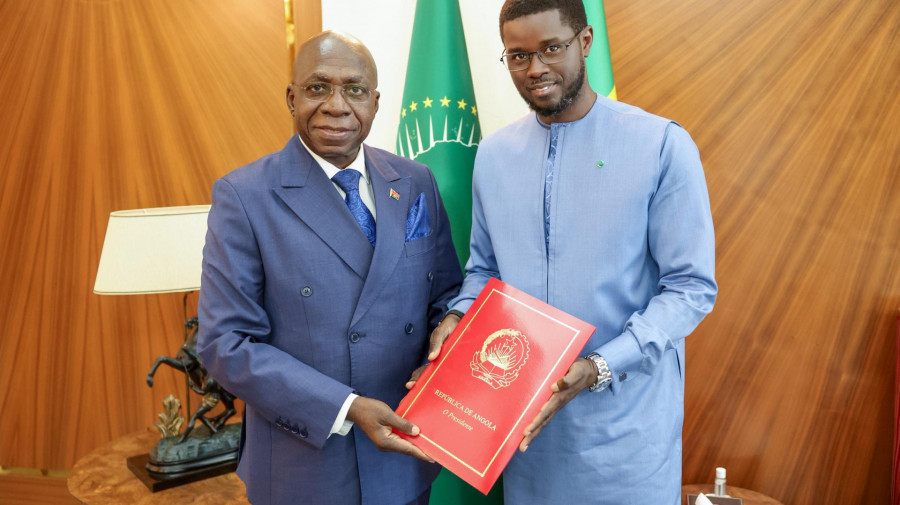 Mensagem do Presidente Jo&atilde;o Louren&ccedil;o entregue ao seu hom&oacute;logo do Senegal
