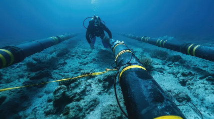 Pol&iacute;cia finlandesa apreende navio suspeito de sabotagem a cabo submarino no B&aacute;ltico