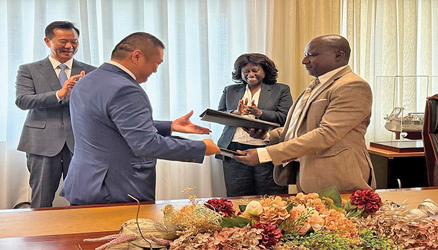 Assinatura de acordo 