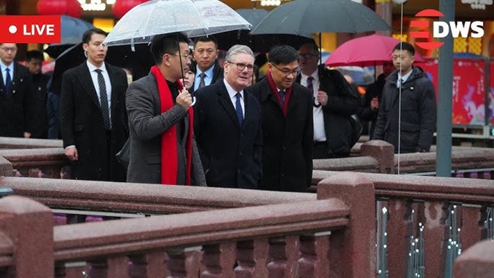 Primeiro-ministro brit&acirc;nico acompanha empres&aacute;rios a cidade de Xangai 