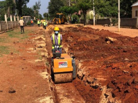 Obras em curso no Waku Kungo - DR