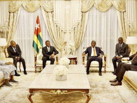 Presidente da Rep&uacute;blica, Jo&atilde;o Louren&ccedil;o, e l&iacute;deres africanos analisam situa&ccedil;&atilde;o no Leste da RDC - Angop