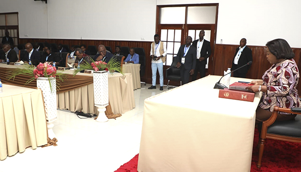 Vice-Presidente da Rep&uacute;blica, Esperan&ccedil;a da Costa, dirigiu reuni&atilde;o da Comiss&atilde;o Nacional Multissectorial para a Salvaguarda do Patrim&oacute;nio Cultural Mundial