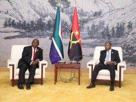 Presidente da Rep&uacute;blica, Jo&atilde;o Louren&ccedil;o, re&uacute;ne-se com seu hom&oacute;logo da &Aacute;frica do Sul, Cyril Ramaphosa, na Eti&oacute;pia  - Edi&ccedil;&otilde;es Novembro