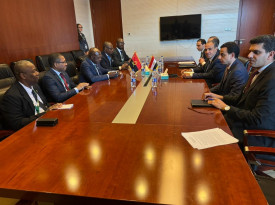 Ministro das Rela&ccedil;&otilde;es Exteriores, T&eacute;te Ant&oacute;nio, manteve encontro de trabalho com Badr Abdelatty, ministro dos Neg&oacute;cios Estrangeiros do Egipto - MIREX