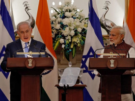 Primeiro-ministro da &Iacute;ndia visita Israel enquanto aumenta a tens&atilde;o entre EUA e Ir&atilde;o - DR