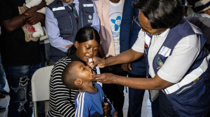 Vacinação contra a pólio - Cedida