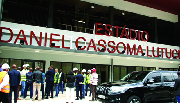 Est&aacute;dio Daniel Cassoma Lutucuta inaugurado na cidade do Huambo