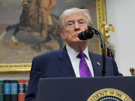 Trump confirma opera&ccedil;&atilde;o militar conjunta dos EUA e Israel contra o Ir&atilde;o - DR