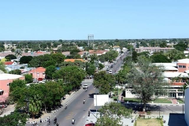 Uma vista da cidade de Ondjiva, Cunene 