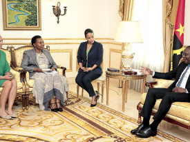 Presidente da Assembleia Nacional concede audi&ecirc;ncia  - Edi&ccedil;&otilde;es Novembro