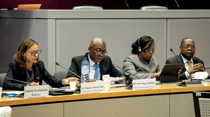 Delegação angolana em Bruxelas - DR