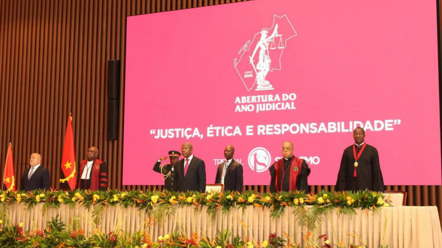 Presidente da Rep&uacute;blica, Jo&atilde;o Louren&ccedil;o, preside abertura do Ano Judicial 2026