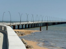 Maior ponte-cais do mundo abre na sexta-feira em ilha de Maputo - DR