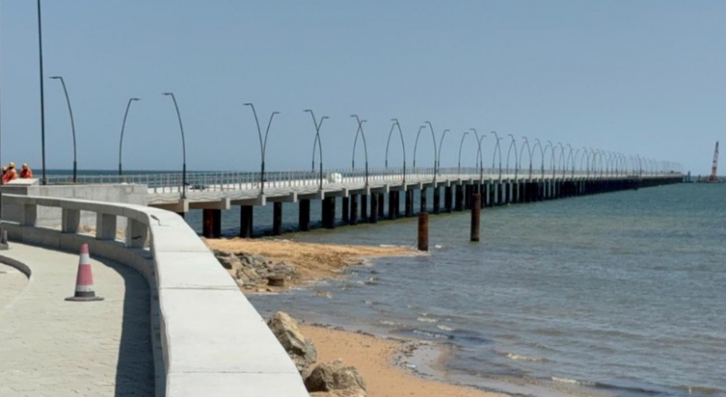 Maior ponte-cais do mundo abre na sexta-feira em ilha de Maputo