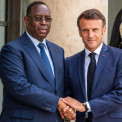 Macky Sall re&uacute;ne-se com Emmanuel Macron