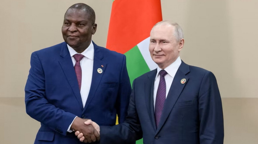 Presidente da RCA re&uacute;ne-se com Putin na oitava visita &agrave; R&uacute;ssia