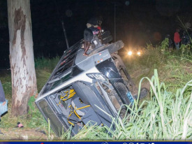 Acidente de via&ccedil;&atilde;o na prov&iacute;ncia do Moxico  - Governo do Moxico/Facebook