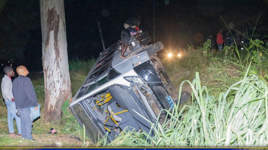 Acidente de via&ccedil;&atilde;o na prov&iacute;ncia do Moxico 