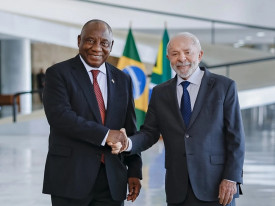 Presidente sul-africano efectua visita de Estado ao Brasil - DR
