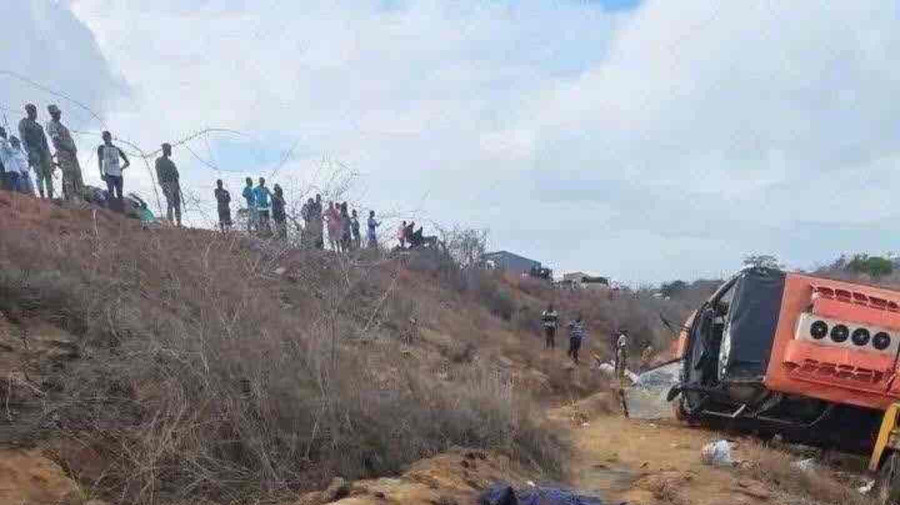 Acidente no Cabo Ledo, prov&iacute;ncia do Icolo e Bengo 