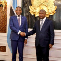Presidente da Rep&uacute;blica, Jo&atilde;o Louren&ccedil;o, manteve um encontro de trabalho com o seu hom&oacute;logo do Botswana, Duma Gideon Boko, em Luanda