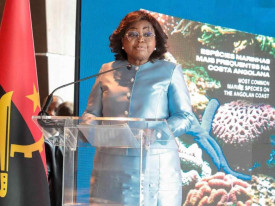 Vice-Presidente da Rep&uacute;blica, Esperan&ccedil;a da Costa, prestigia lan&ccedil;amento de obra cient&iacute;fica sobre esp&eacute;cies marinhas - Edi&ccedil;&otilde;es Novembro