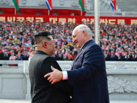 Presidente bielorrusso realiza visita oficial &agrave; Coreia do Norte - DR